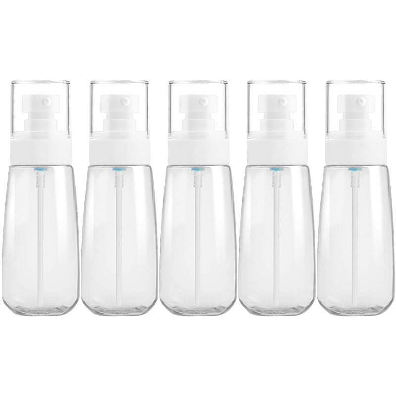 ELECTROPRIME 5 PCS Travel Plastic Bottles Leak Proof Portable Travel Accessories Small Bottles Containers, 100ml(Transparent)