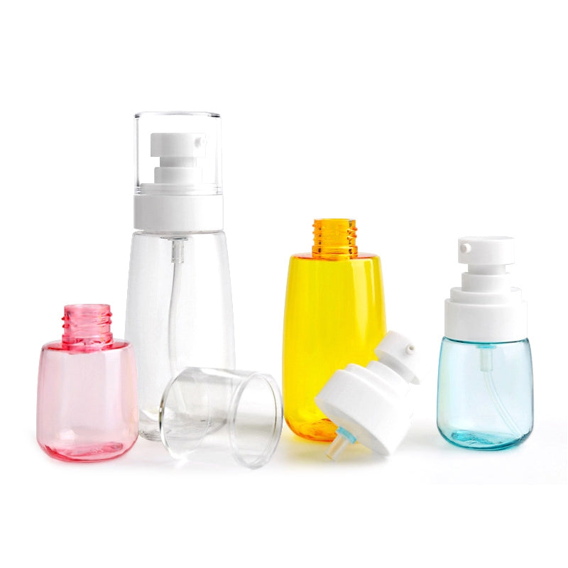 ELECTROPRIME 5 PCS Travel Plastic Bottles Leak Proof Portable Travel Accessories Small Bottles Containers, 100ml(Transparent)