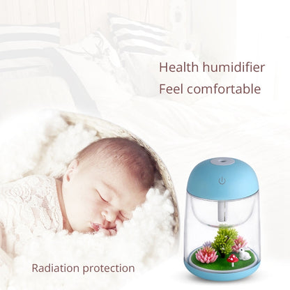 ELECTROPRIME Imycoo WT602 2W Portable Mini Micro Landscape Design USB Charge Aromatherapy Air Humidifier with LED Colorful Light, Water Tank Capacity: 180ml, DC 5V(Blue)