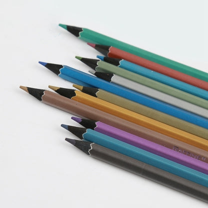 ELECTROPRIME Kids Adults Sketch Coloring Books Drawing Vibrant Colors 12-color Colored Pencils Set