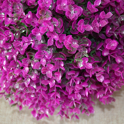 ELECTROPRIME Artificial Purple Eucalyptus Plant Ball Topiary Wedding Event Home Outdoor Decoration Hanging Ornament, Diameter: 13.4 inch