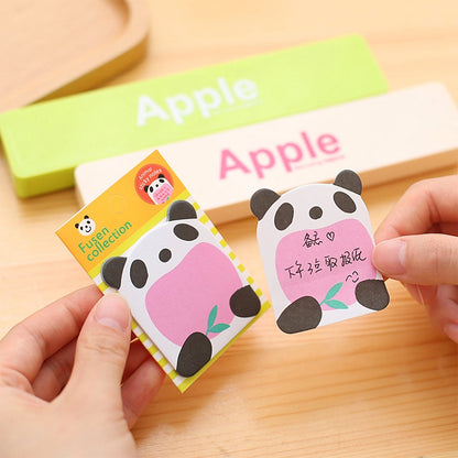 ELECTROPRIME 40 PCS Cartoon Animal Shaped Self Adhesive Memo Pad N-times Sticky Notes Bookmark School Office Supply, Random Style Delivery