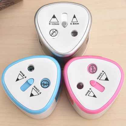 ELECTROPRIME Office School Stationery Battery Operated Dual Slots Electric Colored Pencil Sharpener, Random Color Delivery