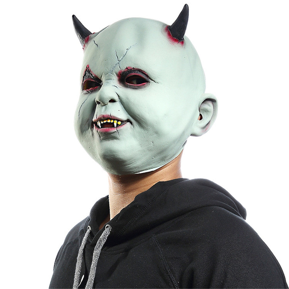ELECTROPRIME Halloween Festival Party Latex Devil Vampire Frightened Mask Headgear