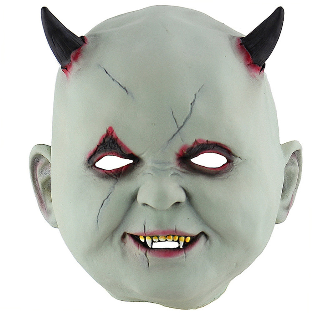 ELECTROPRIME Halloween Festival Party Latex Devil Vampire Frightened Mask Headgear