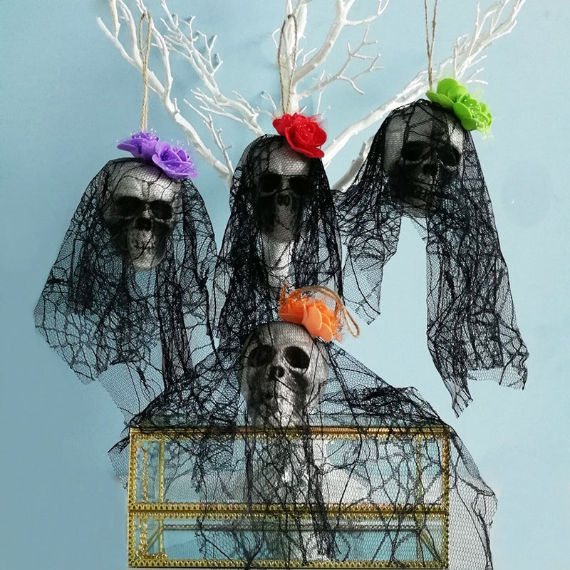 ELECTROPRIME Halloween Decorations Bar KTV Scene Layout Props Bubble Skull Hanging Ornaments, Random Style Delivery
