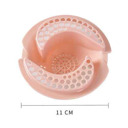 ELECTROPRIME 3 PCS Anti Clogging Kitchen Sink Strainer Stopper Filter Drainers Drain Cover Floor Waste Stopper Drain, Size: 11 x 3.9cm,  Random Color Delivery