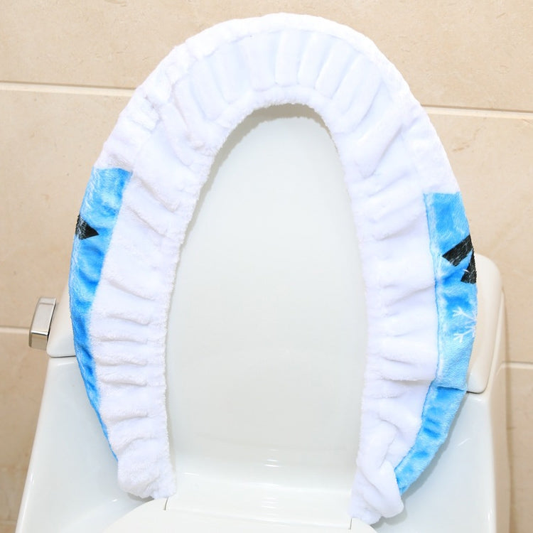 ELECTROPRIME Fancy Christmas Decoration Hat Snowman Toilet Lid Cover, Size: 48 x 43cm