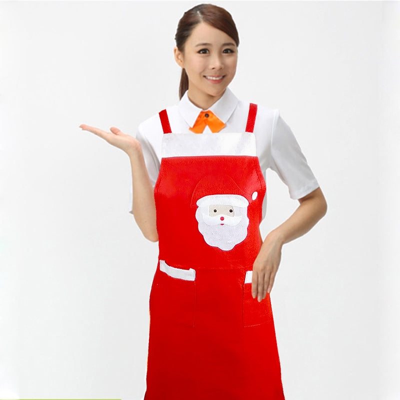 ELECTROPRIME Santa Claus Pattern Christmas Apron