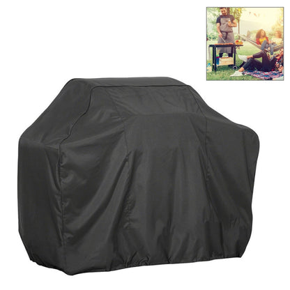 ELECTROPRIME Outdoor Anti-UV Waterproof Dust-proof 210D Oxford Cloth BBQ Square Protective Bag Charcoal Barbeque Grill Cover, Size: 170x61x117cm(Black)