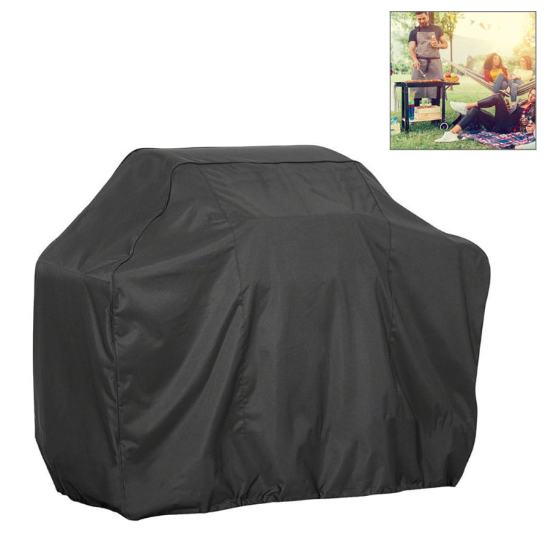 ELECTROPRIME Outdoor Anti-UV Waterproof Dust-proof 210D Oxford Cloth BBQ Square Protective Bag Charcoal Barbeque Grill Cover, Size: 100x60x150cm(Black)