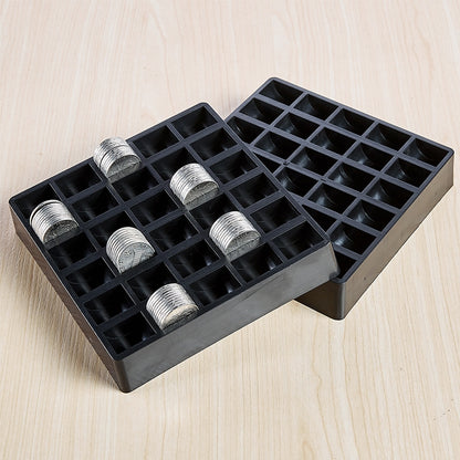 ELECTROPRIME 300 PCS Overlap Coins Game Coin Plastic Storage Box(Black)