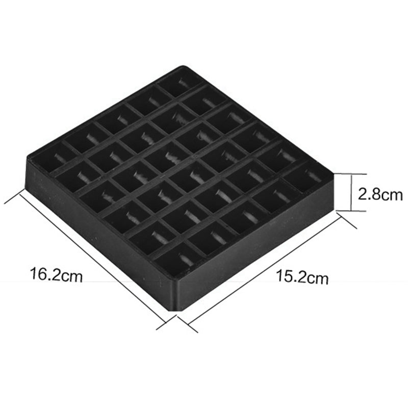 ELECTROPRIME 300 PCS Overlap Coins Game Coin Plastic Storage Box(Black)