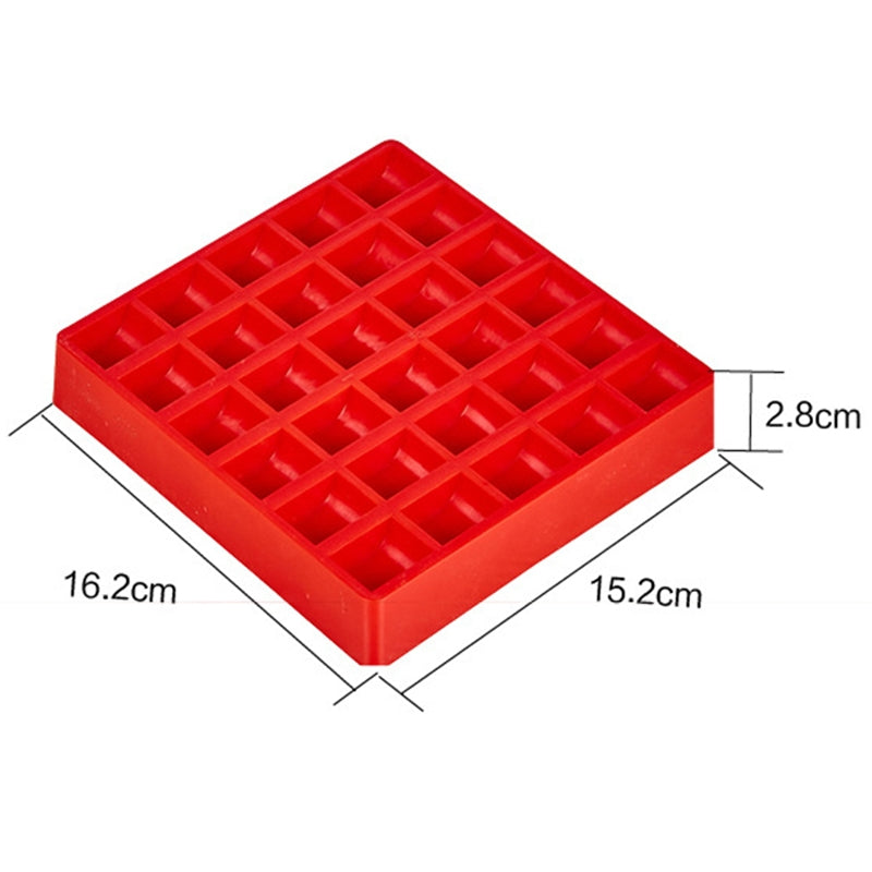 ELECTROPRIME 300 PCS Overlap Coins Game Coin Plastic Storage Box(Red)