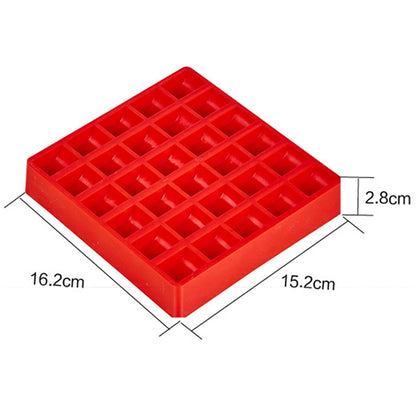 ELECTROPRIME 300 PCS Overlap Coins Game Coin Plastic Storage Box(Red)