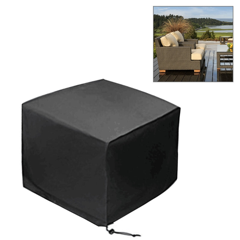 ELECTROPRIME Outdoor Anti-UV Waterproof Dust-proof 210D Oxford Cloth Folding Table Chairs Protective Bag Furniture Set Cover, Size: 325x208x58cm(Black)