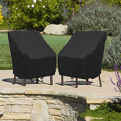 ELECTROPRIME Outdoor Waterproof Dust-proof Oxford Cloth Folding Table Chairs Protective Bag Furniture Set Cover, Size: 102x79x70cm(Black)