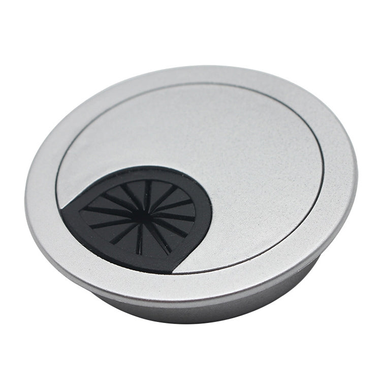 ELECTROPRIME 10 PCS Desk Computer Desktop Plastic Round Threading Box Hole Cover, Hole Diameter: 50mm