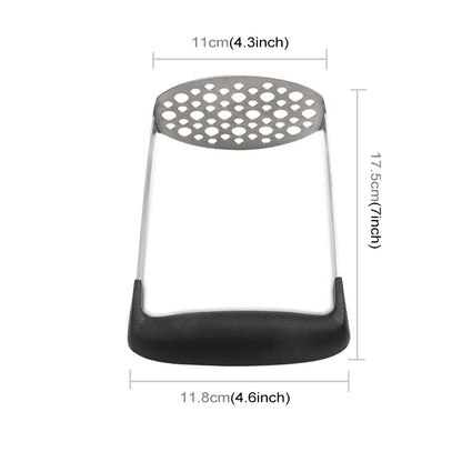 ELECTROPRIME Stainless Steel Manual Pumpkin Potato Ricer Masher with Broad and Ergonomic Horizontal Handle