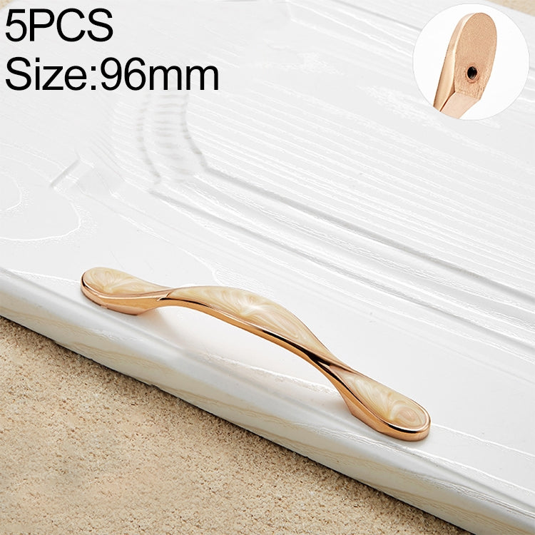 ELECTROPRIME 5 PCS 6582_96 Topaz Drawer Cabinet Handle