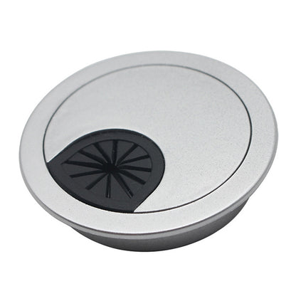 ELECTROPRIME 10 PCS Desk Computer Desktop Plastic Round Threading Box Hole Cover, Hole Diameter: 53mm