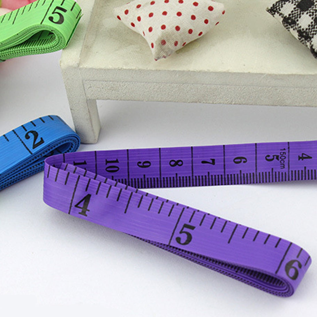 ELECTROPRIME 20 PCS 1.5m Long Multi-function Soft Tape Measure, Random Color Delivery