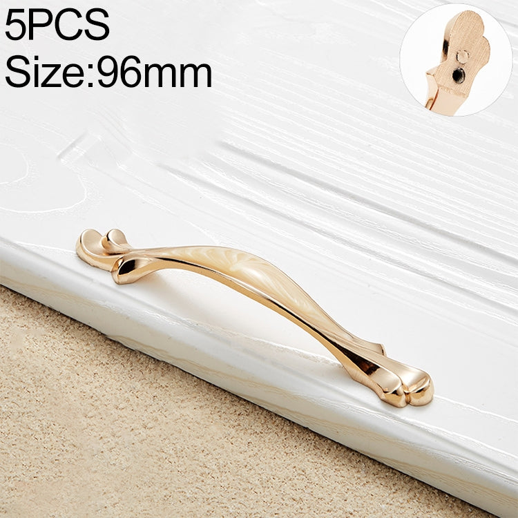 ELECTROPRIME 5 PCS 6587_96 Topaz Drawer Cabinet Handle