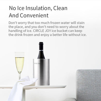 ELECTROPRIME Original Xiaomi Youpin Circle Joy Stainless Steel Double Insulating Ice Bucket