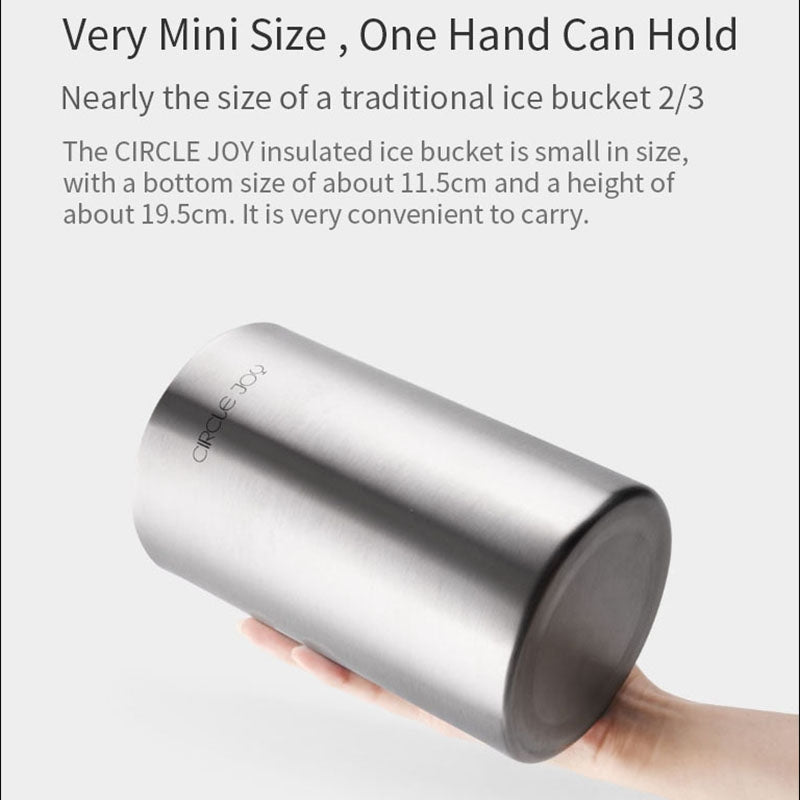 ELECTROPRIME Original Xiaomi Youpin Circle Joy Stainless Steel Double Insulating Ice Bucket