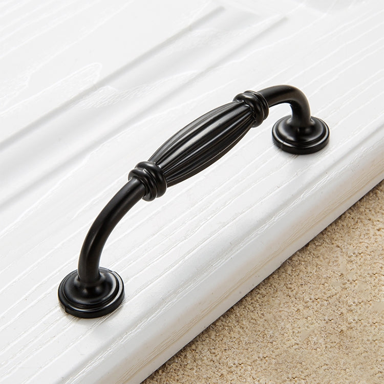 ELECTROPRIME 5 PCS 6064_96 Thickened Drawer Cabinet Handle (Black)