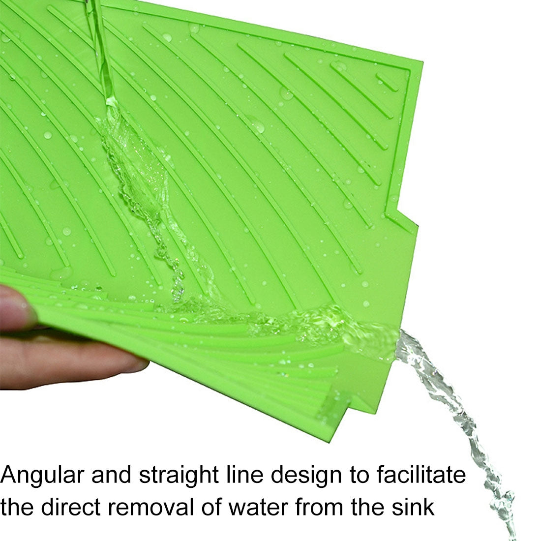 ELECTROPRIME Multi-function Silicone Foldable Water Filter Mat Drain Insulation Pad (Yellow)