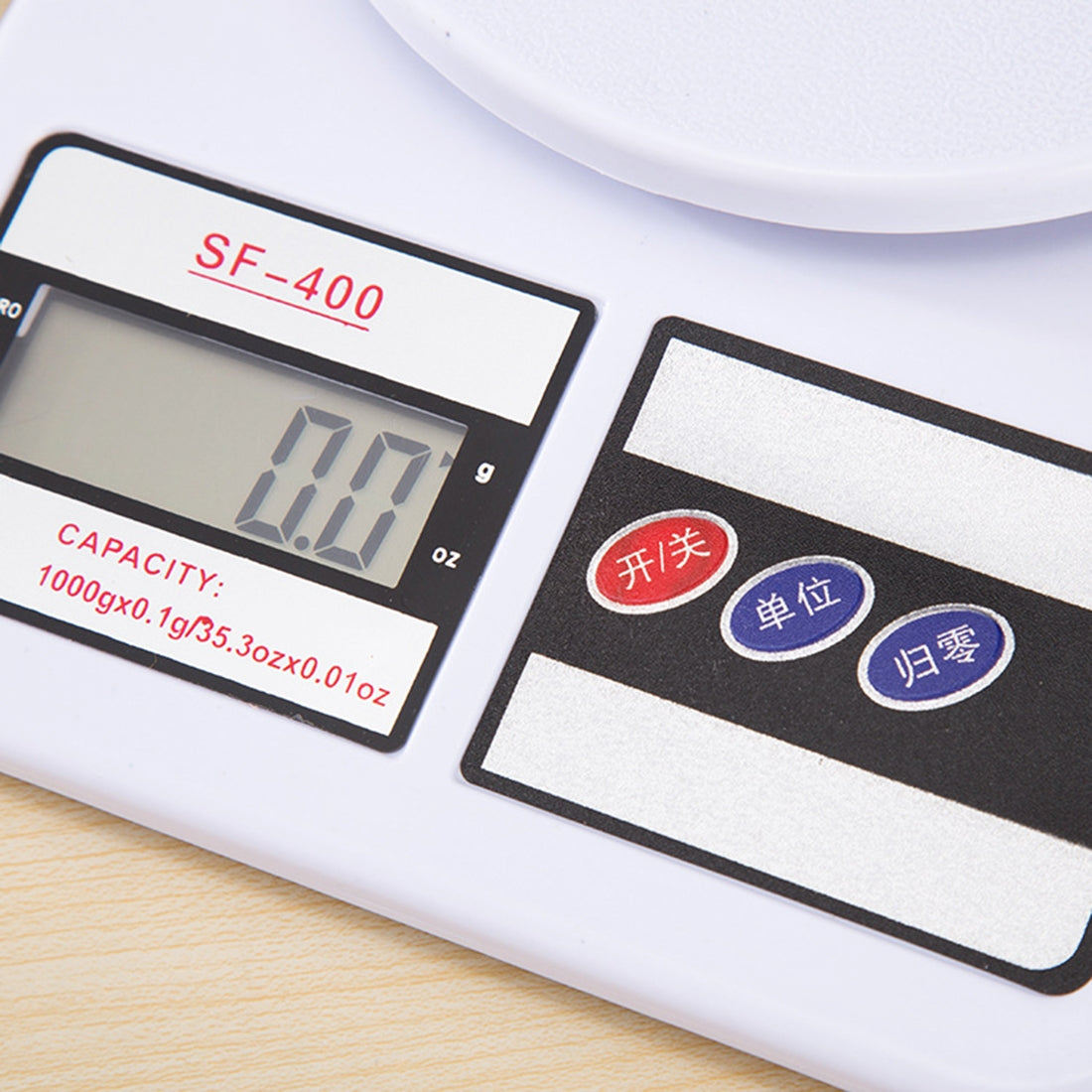 ELECTROPRIME 1g High Accuracy Digital Electronic Portable Kitchen Scale, Maximum Weighing 1kg