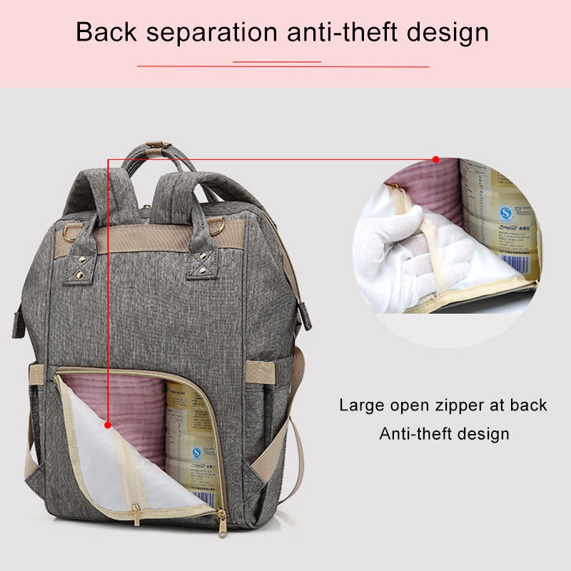 ELECTROPRIME Multi-functional Double Shoulder Bag Handbag Waterproof Oxford Cloth Backpack, Capacity: 16L (Black)