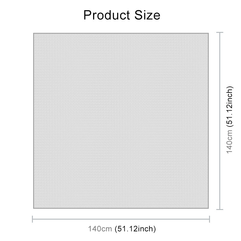 ELECTROPRIME Ballet Pattern Waterproof Anti-scalding Cotton and Linen Table Cloth, Size: 140 x 140cm