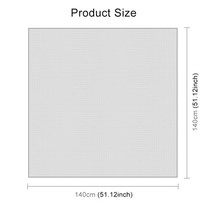ELECTROPRIME Ballet Pattern Waterproof Anti-scalding Cotton and Linen Table Cloth, Size: 140 x 140cm