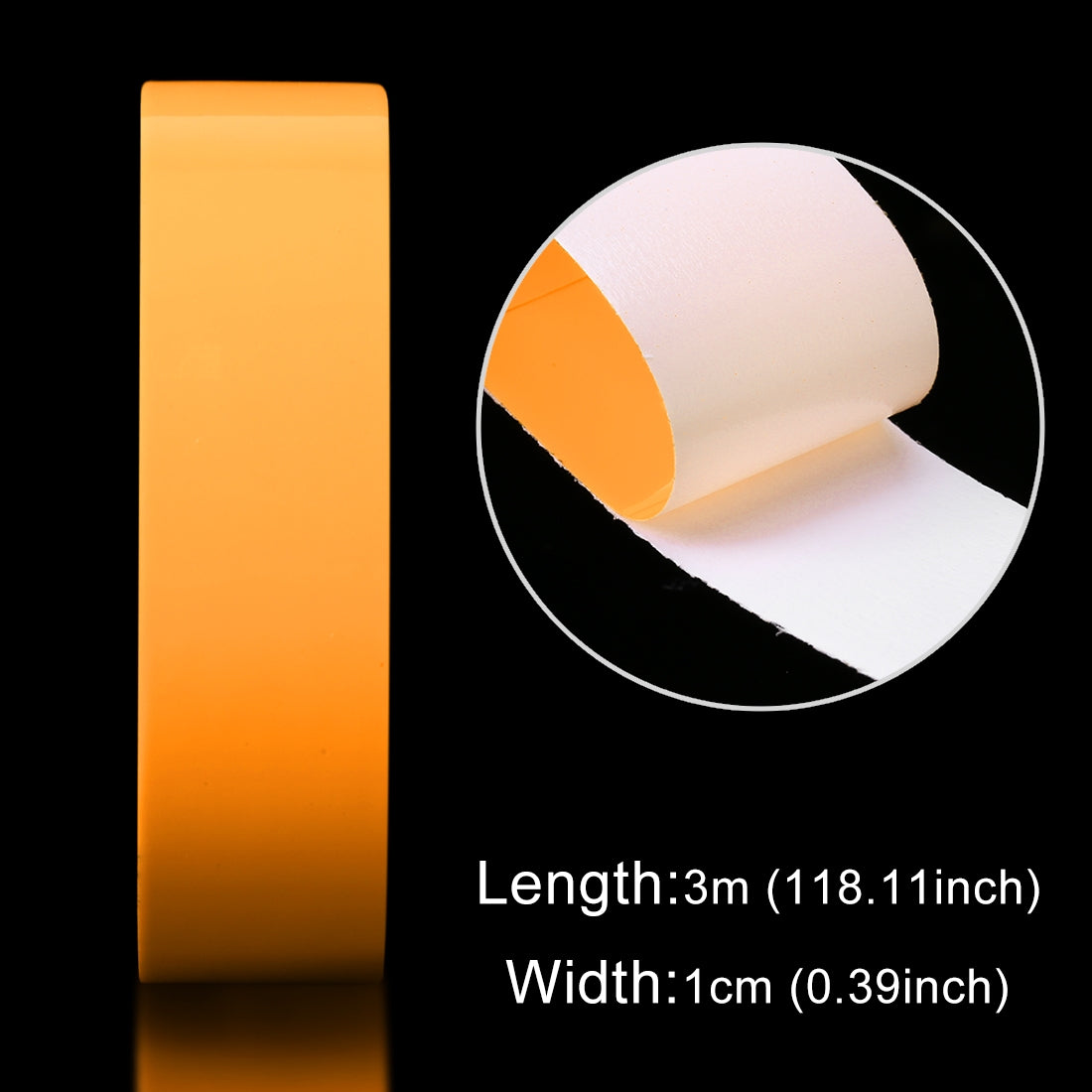 ELECTROPRIME Luminous Tape Green Glow In Dark Wall Sticker Luminous Photoluminescent Tape Stage Home Decoration, Size: 1cm x 3m(Yellow Light)