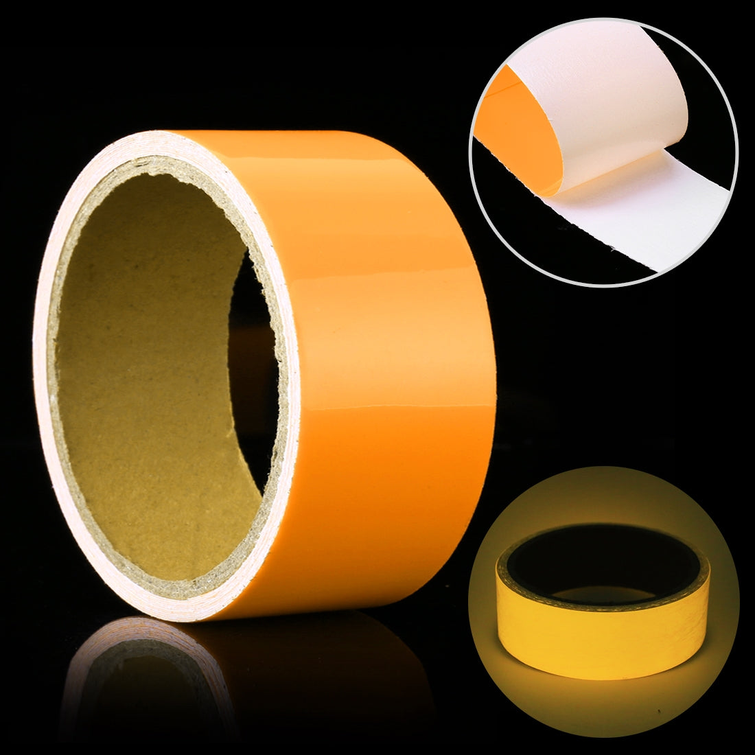 ELECTROPRIME Luminous Tape Green Glow In Dark Wall Sticker Luminous Photoluminescent Tape Stage Home Decoration, Size: 5cm x 3m(Yellow Light)