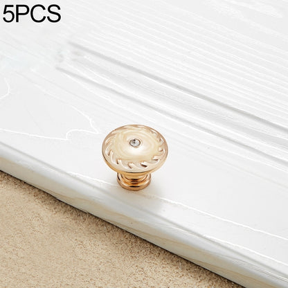 ELECTROPRIME 5 PCS 6577 Single Hole Topaz Drawer Cabinet Handle