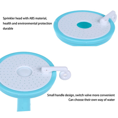 ELECTROPRIME 2 PCS Faucet Splash Water-saving Shower Bath Adjustable Valve Filter Water Saving Devices, Large Size: 6.5 x 15cm, Suitable for 17mm Diameter Round Faucets(Blue)