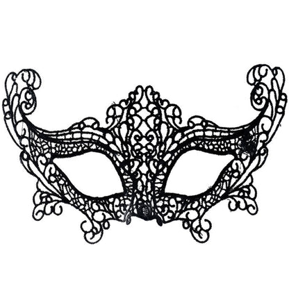 ELECTROPRIME Halloween Masquerade Party Dance Sexy Lady Lace Fox Mask(Black)