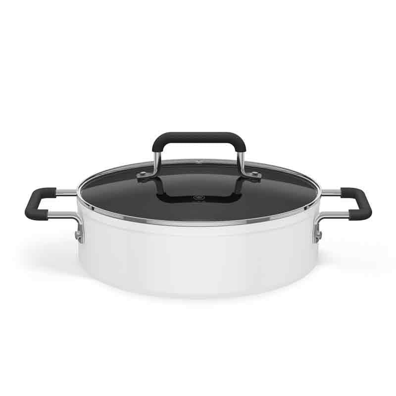 ELECTROPRIME Original Xiaomi Mijia ZWZ 4L Food Grade Non-stick Stockpot, Compatible with Mijia Induction Cooker (HC9071)(White)