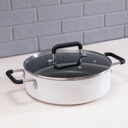 ELECTROPRIME Original Xiaomi Mijia ZWZ 4L Food Grade Non-stick Stockpot, Compatible with Mijia Induction Cooker (HC9071)(White)