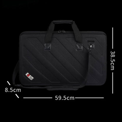 ELECTROPRIME BUBM Portable Digital Controller Storage Bag DJ Disc Package, Size M: 59.5x38.5x8.5cm