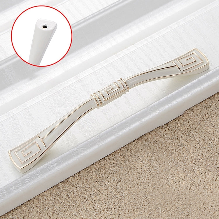 ELECTROPRIME 6056-128 Ivory White Drawer Cabinet Door European Style Solid Handle