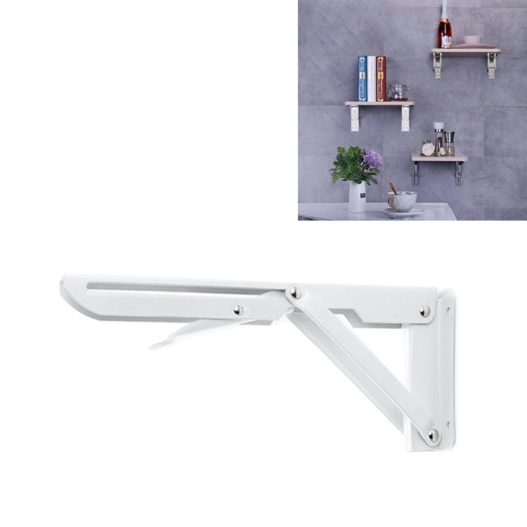 ELECTROPRIME 10 inch Wall-mounted Foldable K-shaped Storage Shelf for Dining Table