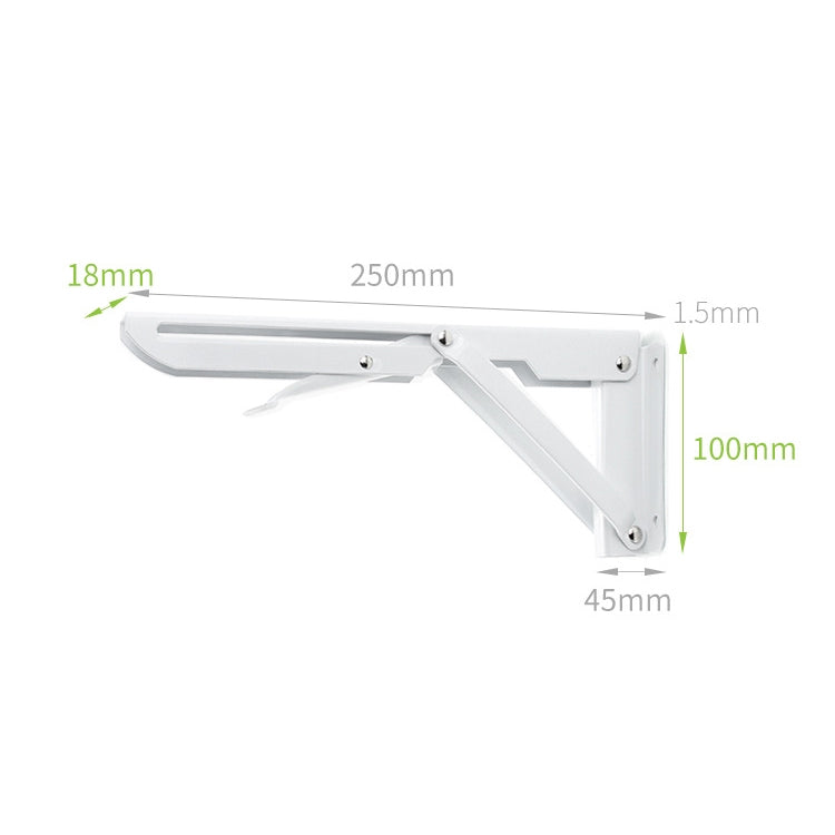 ELECTROPRIME 10 inch Wall-mounted Foldable K-shaped Storage Shelf for Dining Table