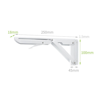 ELECTROPRIME 10 inch Wall-mounted Foldable K-shaped Storage Shelf for Dining Table