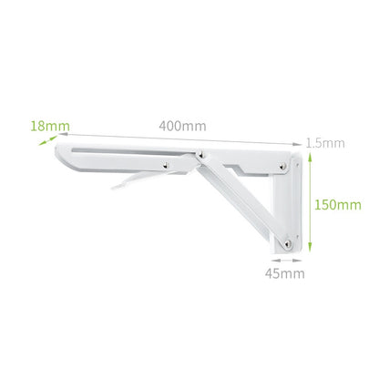 ELECTROPRIME 16 inch Wall-mounted Foldable K-shaped Storage Shelf for Dining Table