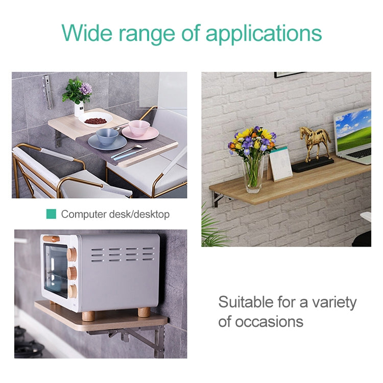 ELECTROPRIME 12 inch Wall-mounted Foldable Spring Storage Shelf for Dining Table