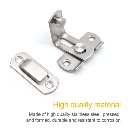 ELECTROPRIME 2 PCS Security Door Stainless Steel 90 Degree Right Angle Door Buckle Corner Insert
